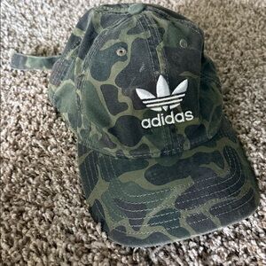 Adidas Green Camouflage Cap